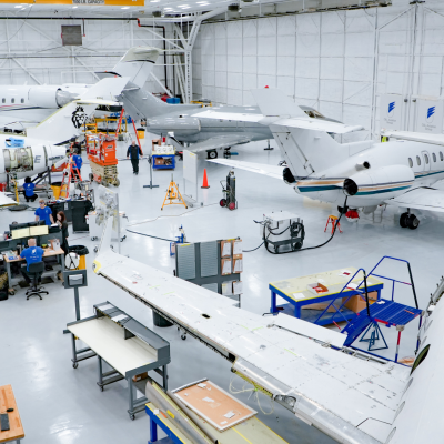 C&L Corporate aircraft hangar